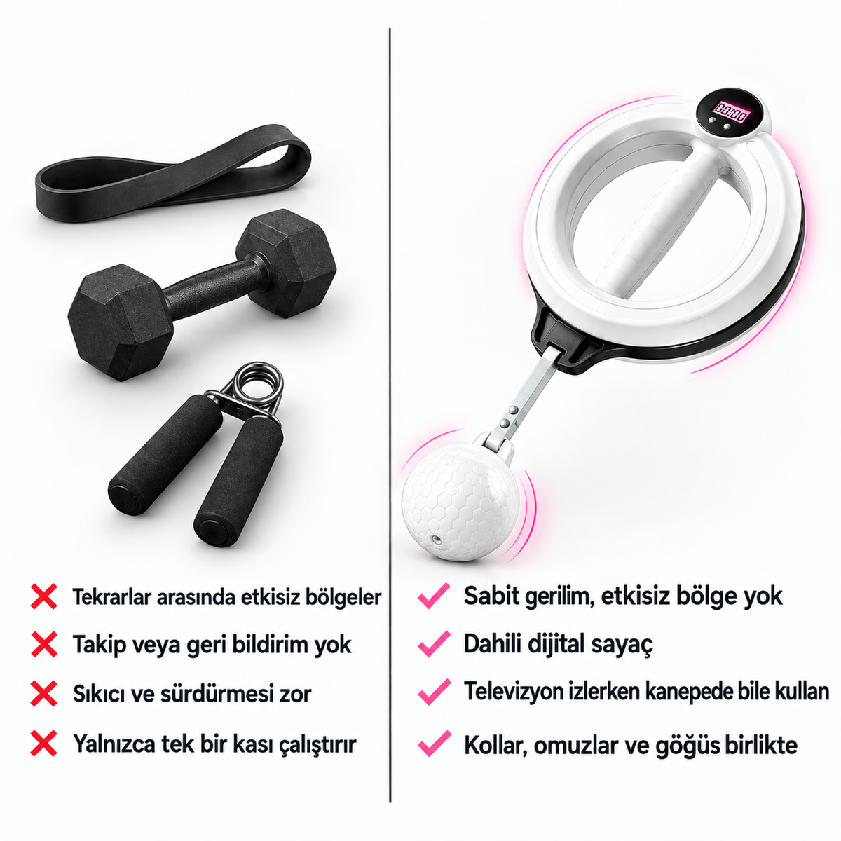 360° Kol Egzersiz Aleti